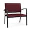 Lesro Newport Bariatric Chair Metal Frame, Black, OH Wine Upholstery NP1401 - alternate 1